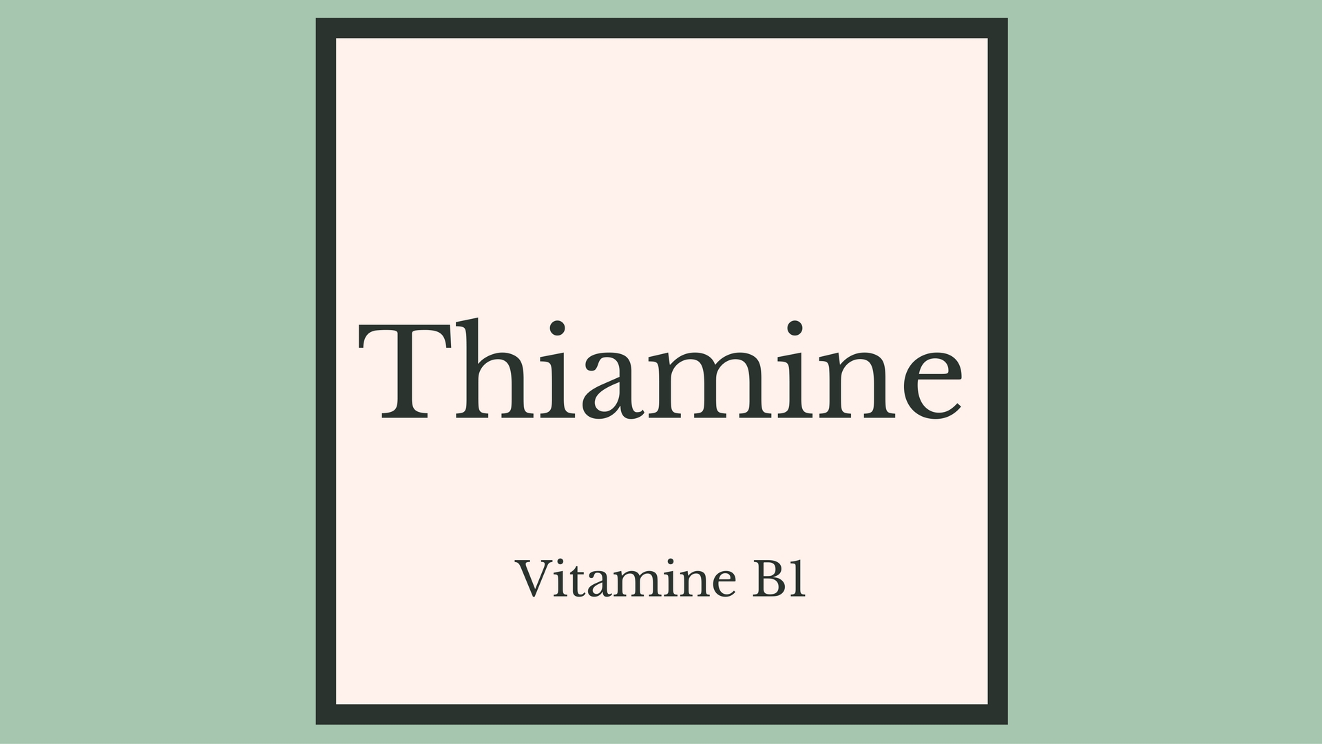 Vitamine B1