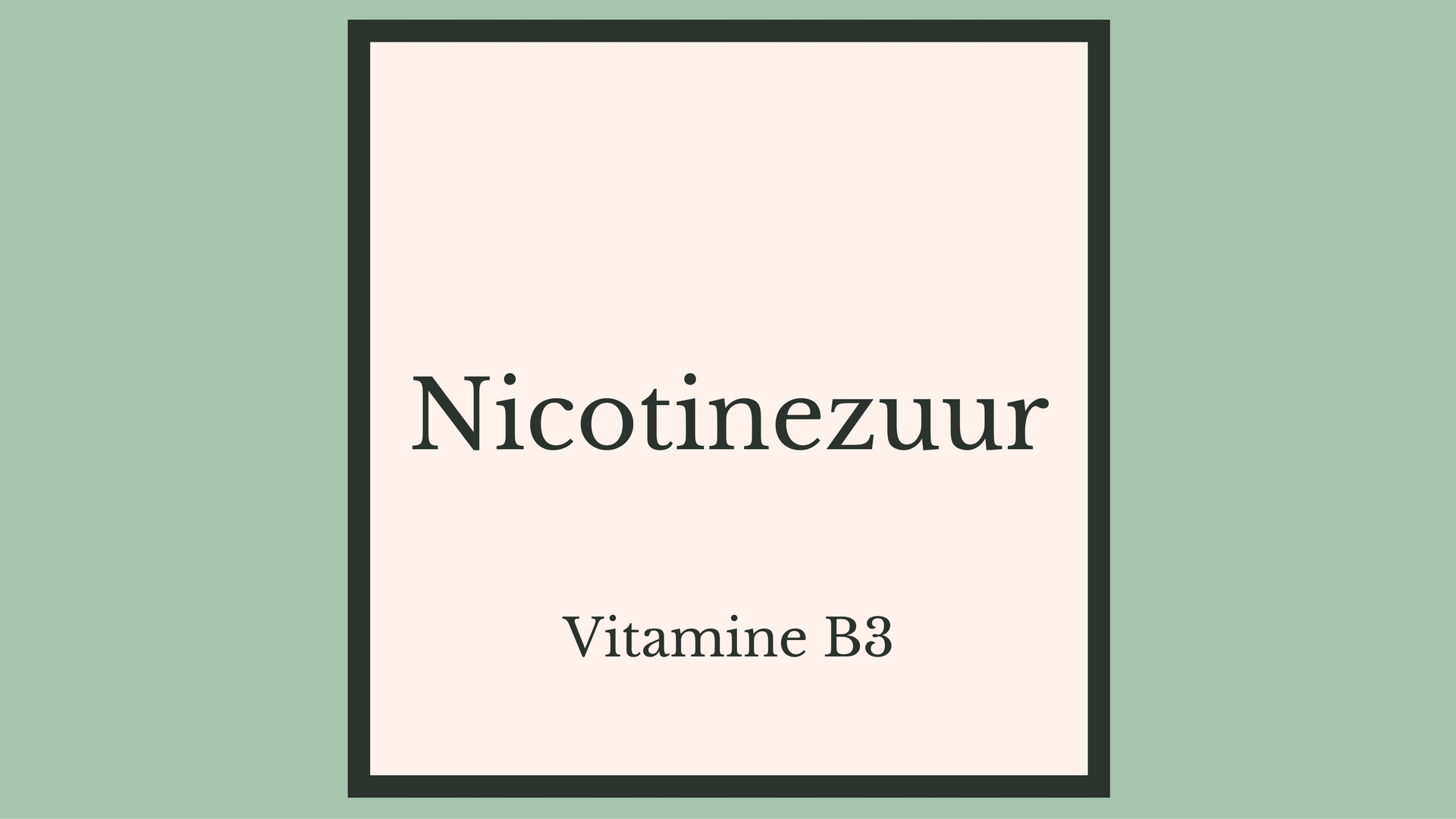 Vitamine B3