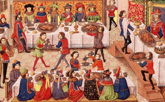 Vlees eten in de middeleeuwen